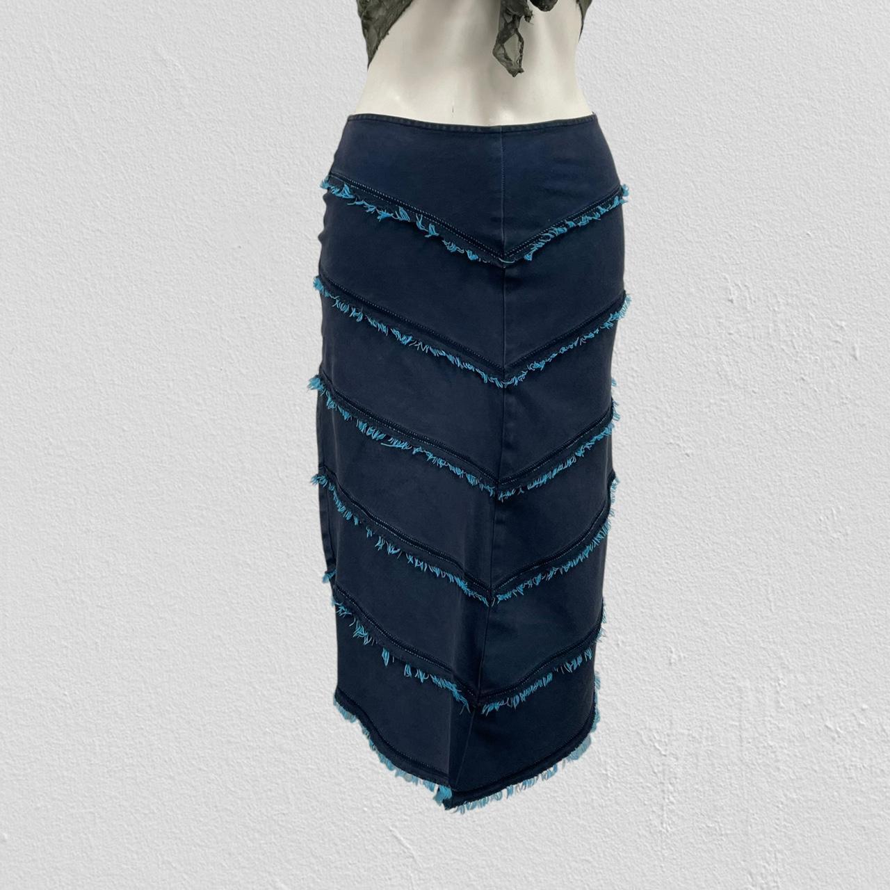 90s denim midi skirt - Size S