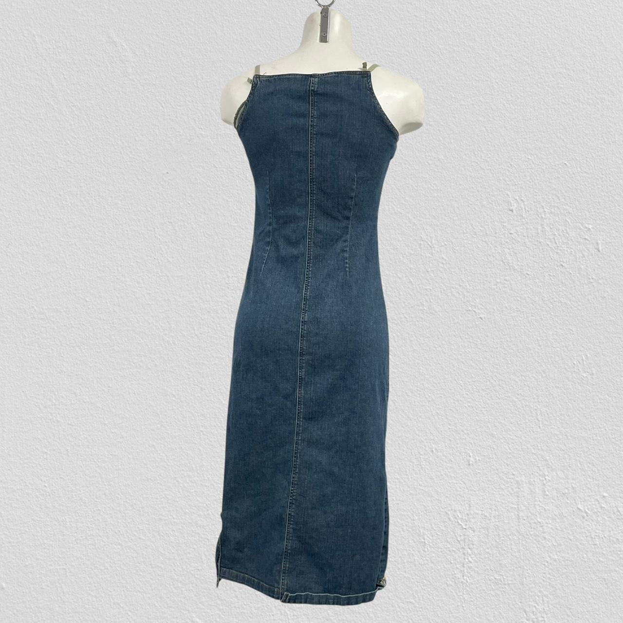 Vintage denim maxi dress - Size S