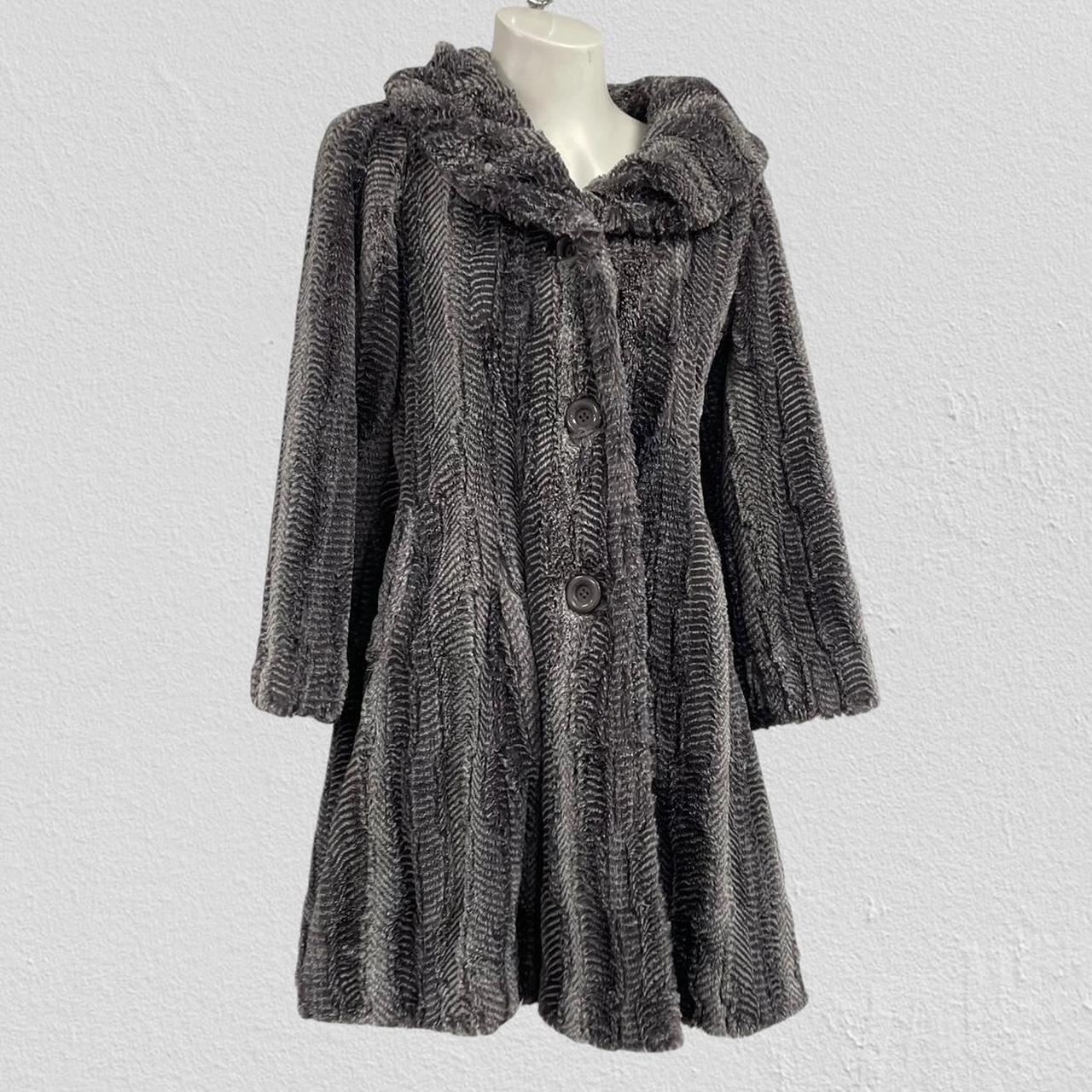 Vintage faux fur coat - Size L