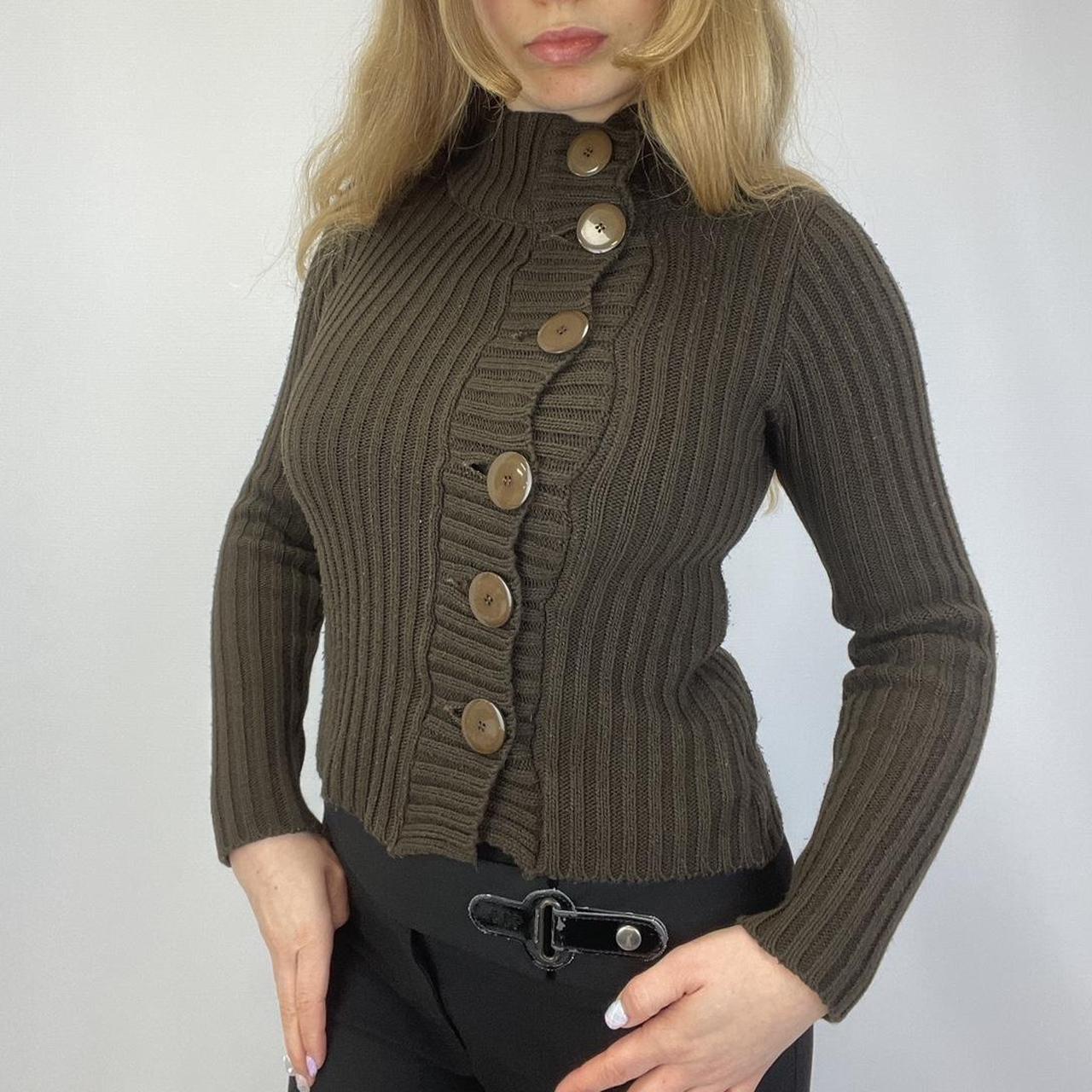 Oversized button jumper - Size S