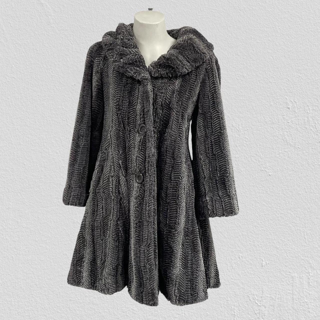 Vintage faux fur coat - Size L