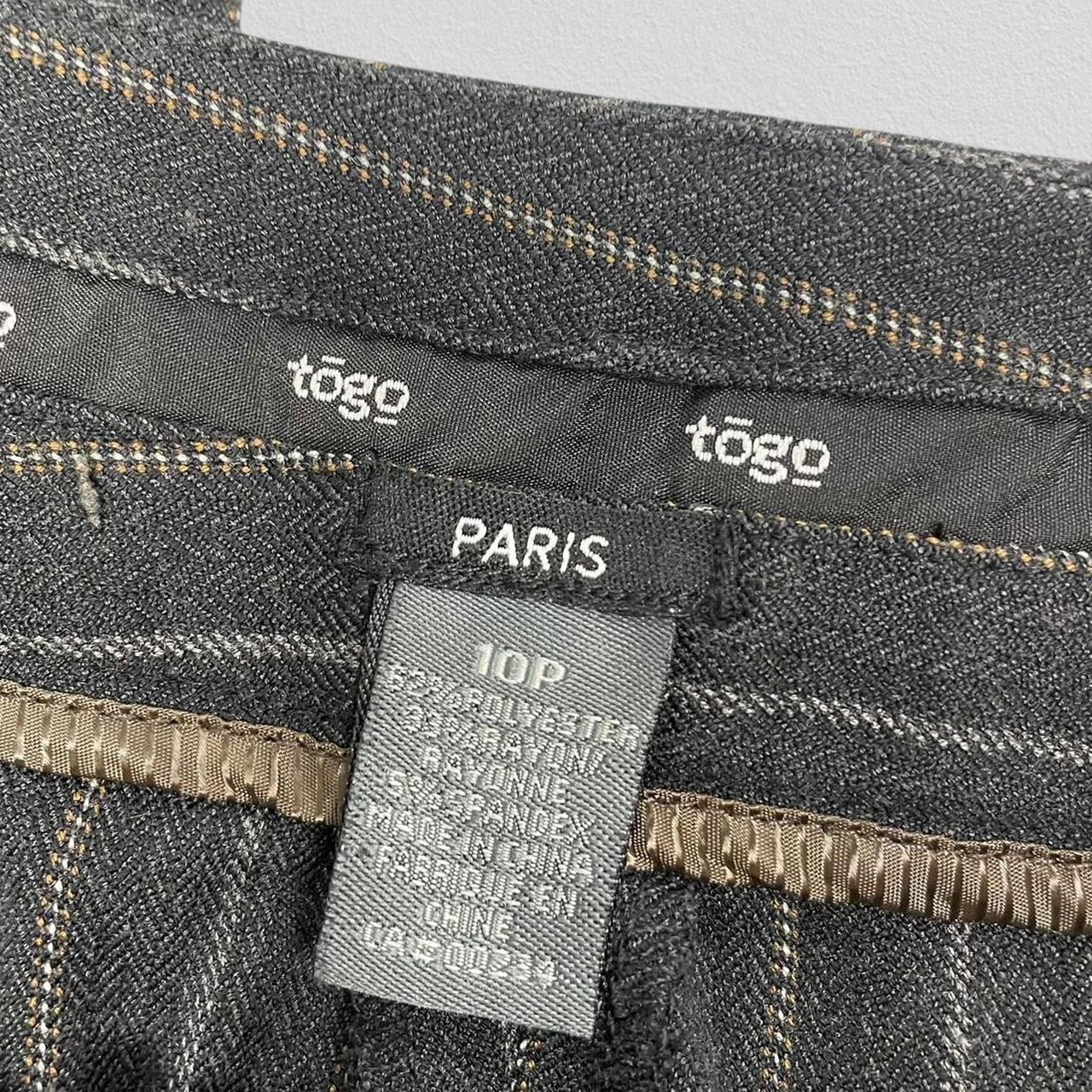 Wide leg pinstripe trousers - Size M