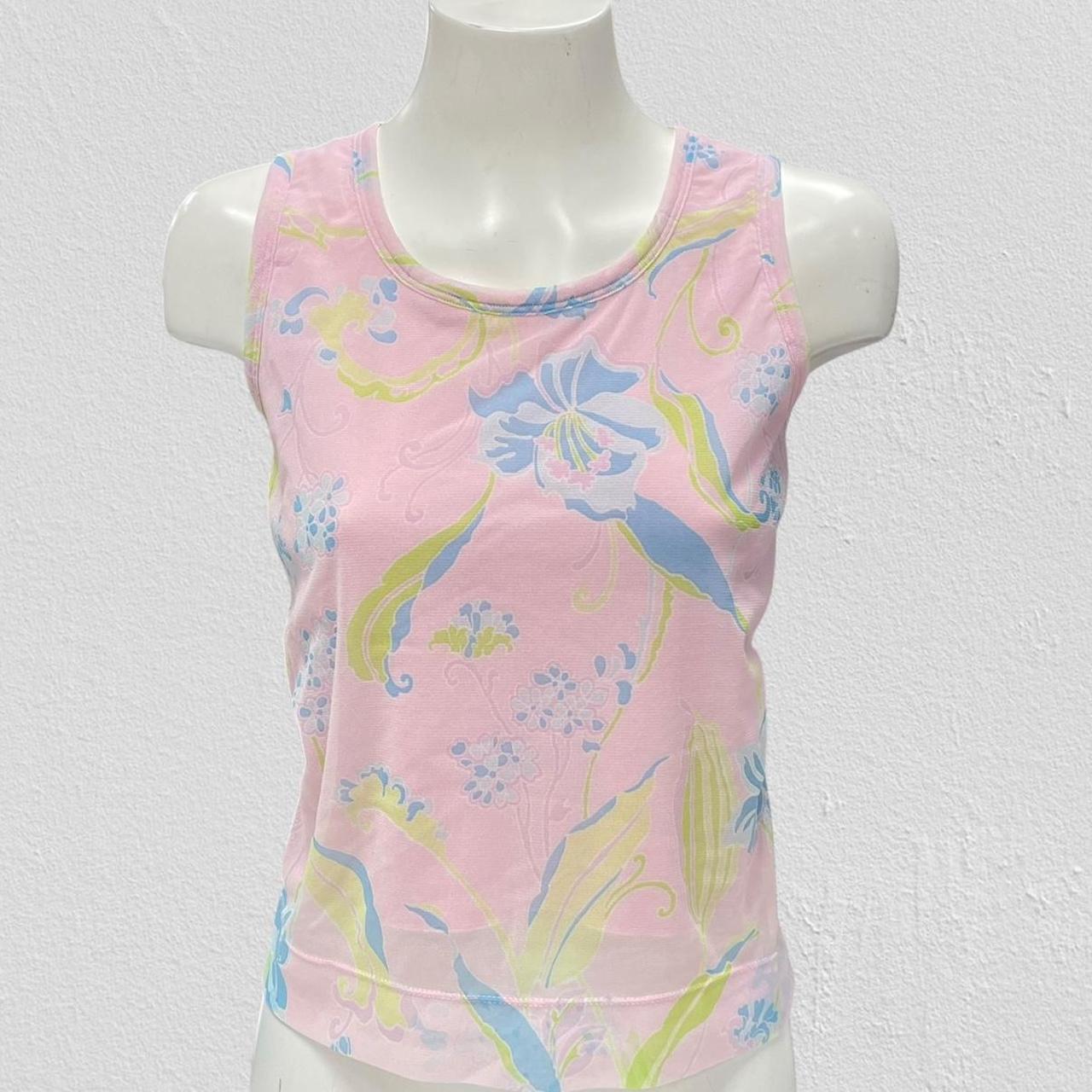 Mesh floral top - Size M