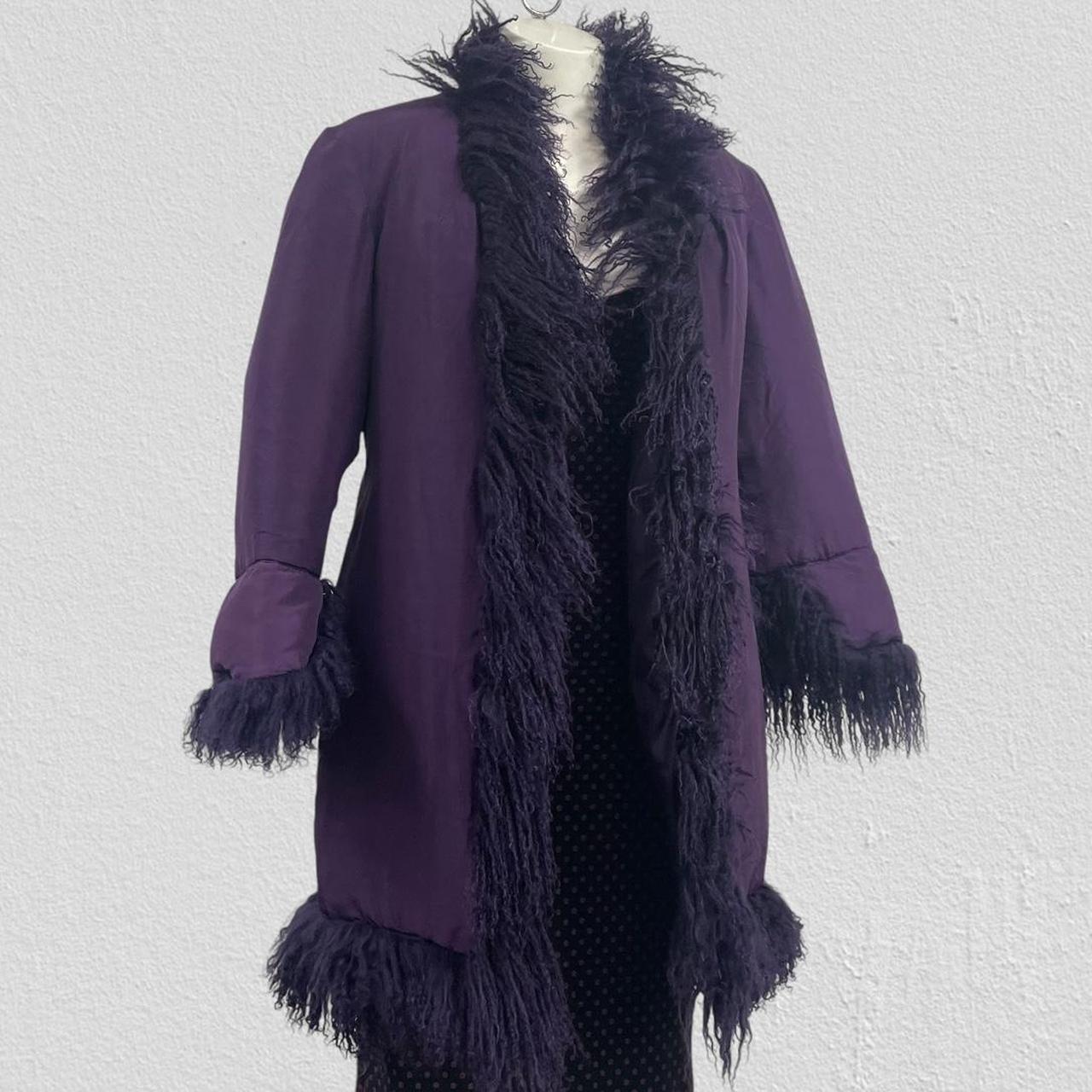 Puffer afghan coat - Size S