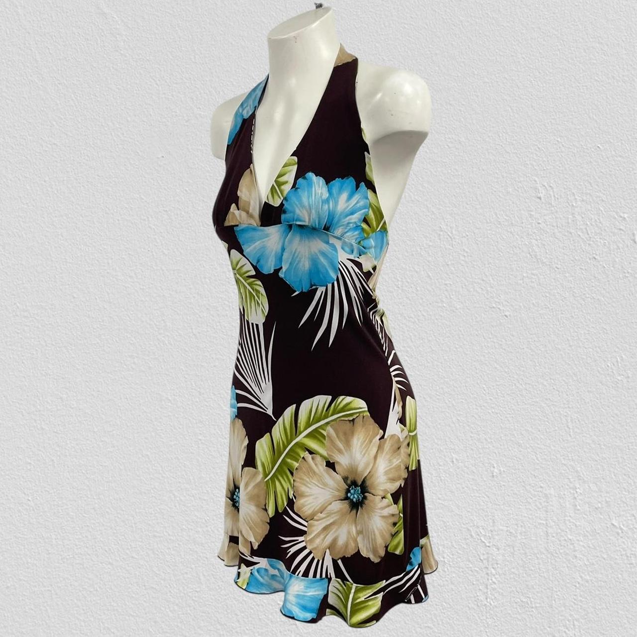 boho hibiscus mini dress - Size S/M