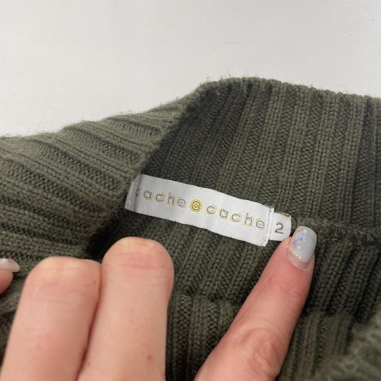 Khaki green jumper - Size M