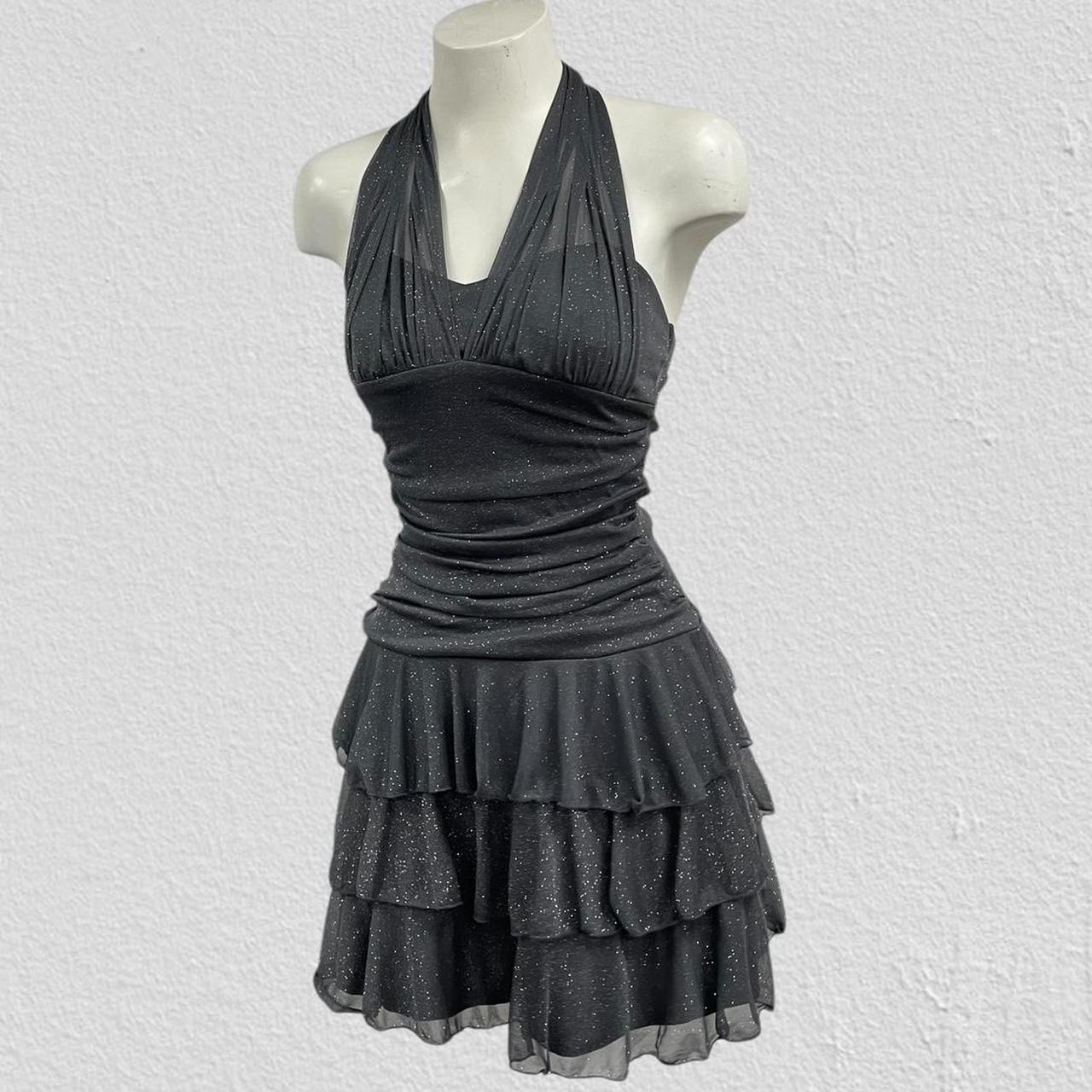 90s sparkly mini dress - Size S