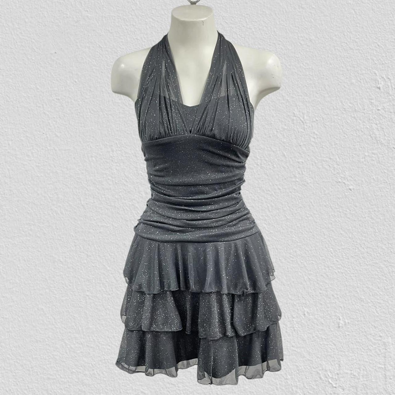 90s sparkly mini dress - Size S