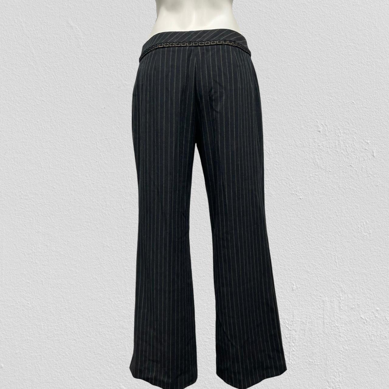 Wide leg pinstripe trousers - Size M