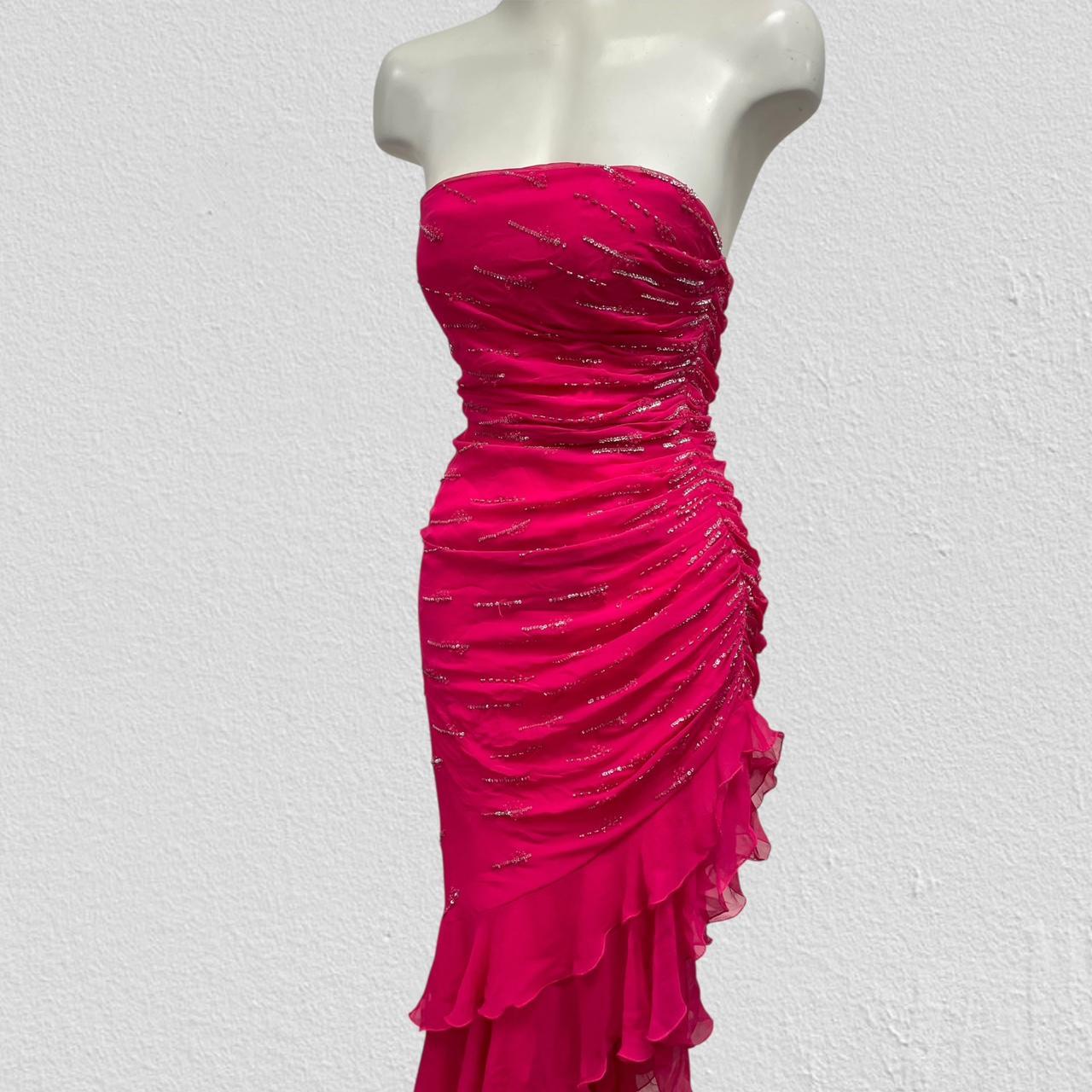 y2k ruffle dress - Size S
