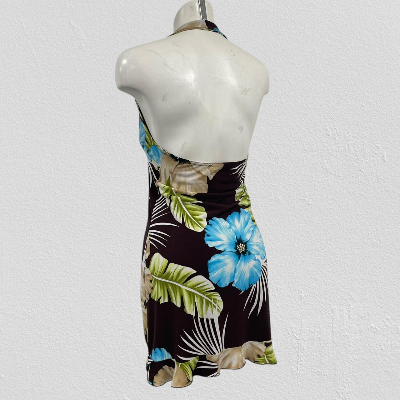 boho hibiscus mini dress - Size S/M