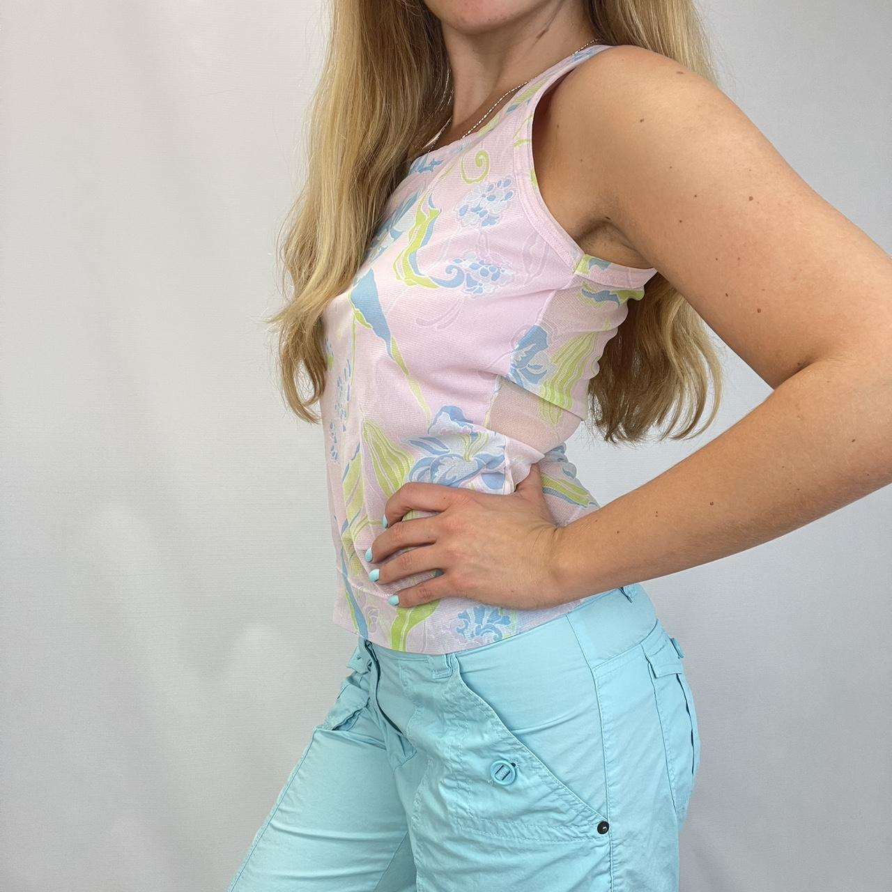 Mesh floral top - Size M