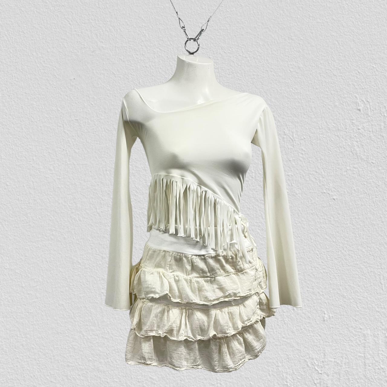Fringe one shoulder top - Size XS