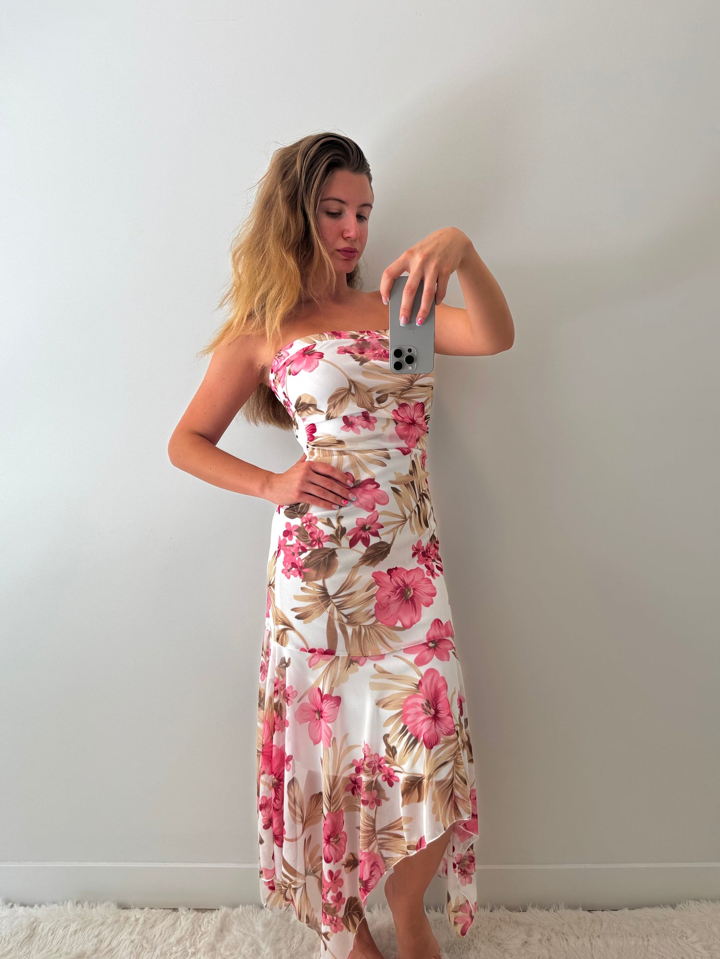 Whimsy fairy floral maxi dress- Size S