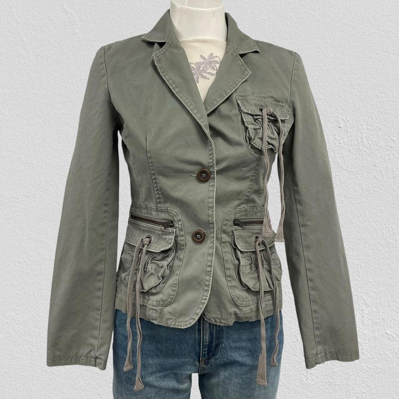 Khaki cargo jacket - Size M
