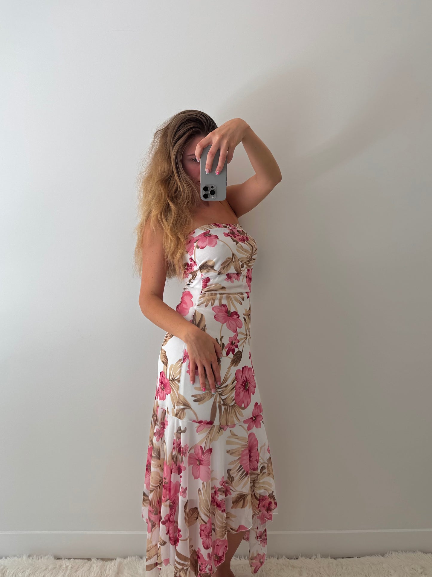 Whimsy fairy floral maxi dress- Size S