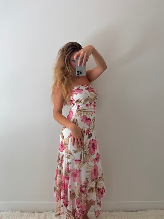 Whimsy fairy floral maxi dress- Size S