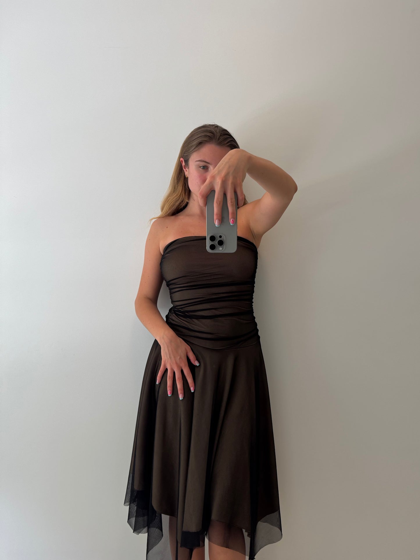 Grunge fairy hem dress - Size S