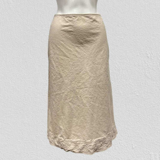 90s linen skirt - Size M/L