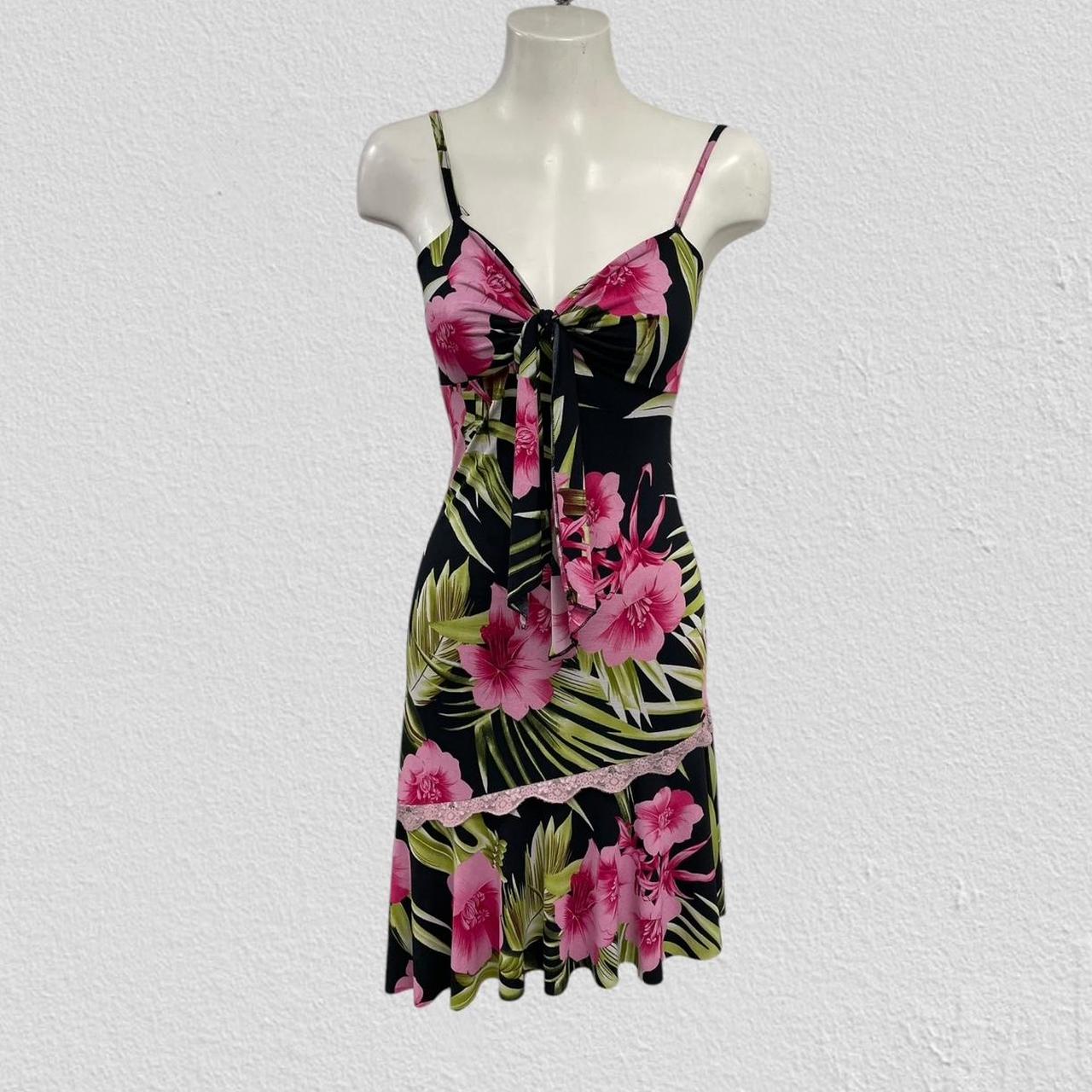 90s floral midi dress - Size S/M