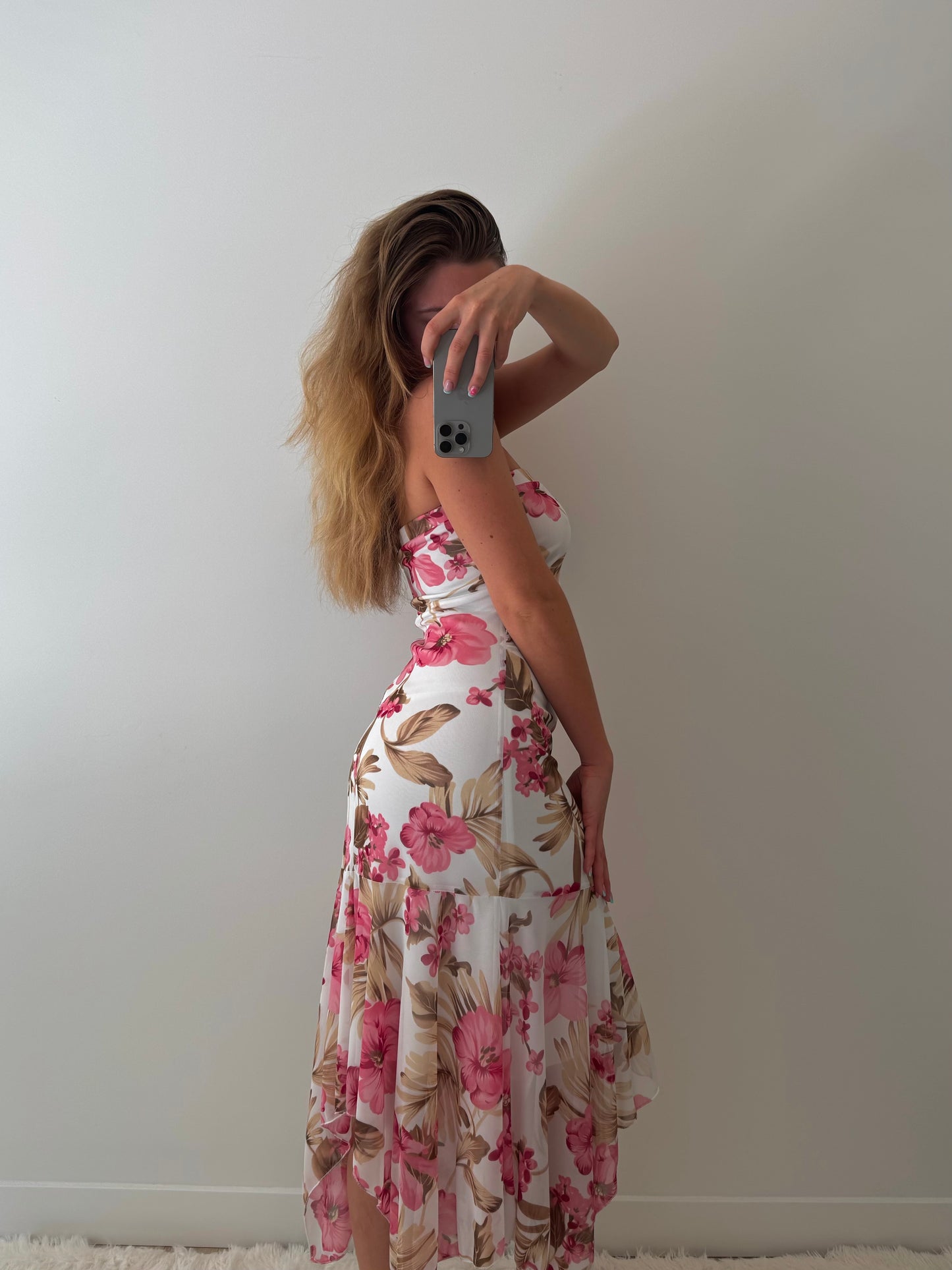 Whimsy fairy floral maxi dress- Size S
