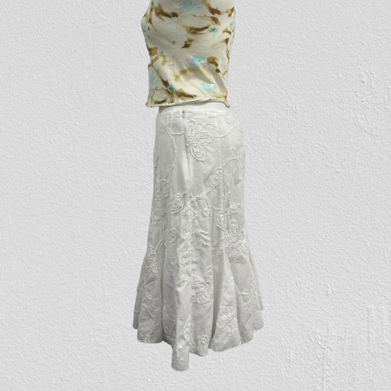 White maxi skirt- Size M