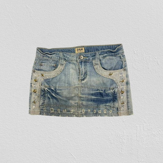 y2k denim skirt - Size S