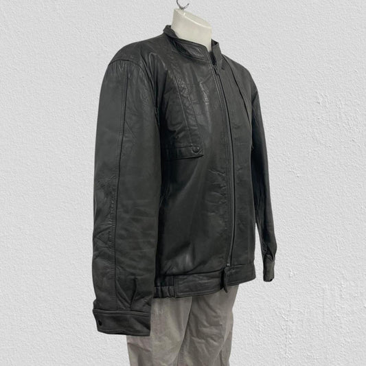 Oversized leather jacket - Size L