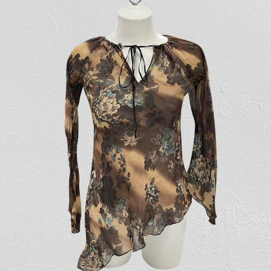 Boho mesh top - Size M