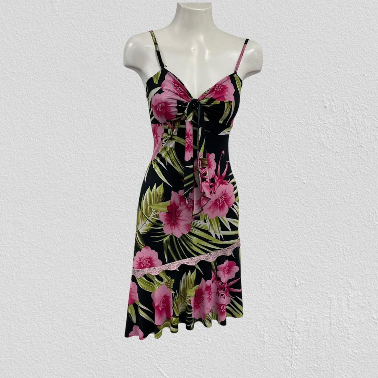 90s floral midi dress - Size S/M