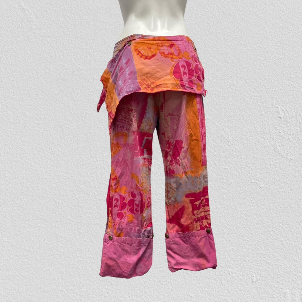 90s boho capri pants- Size M
