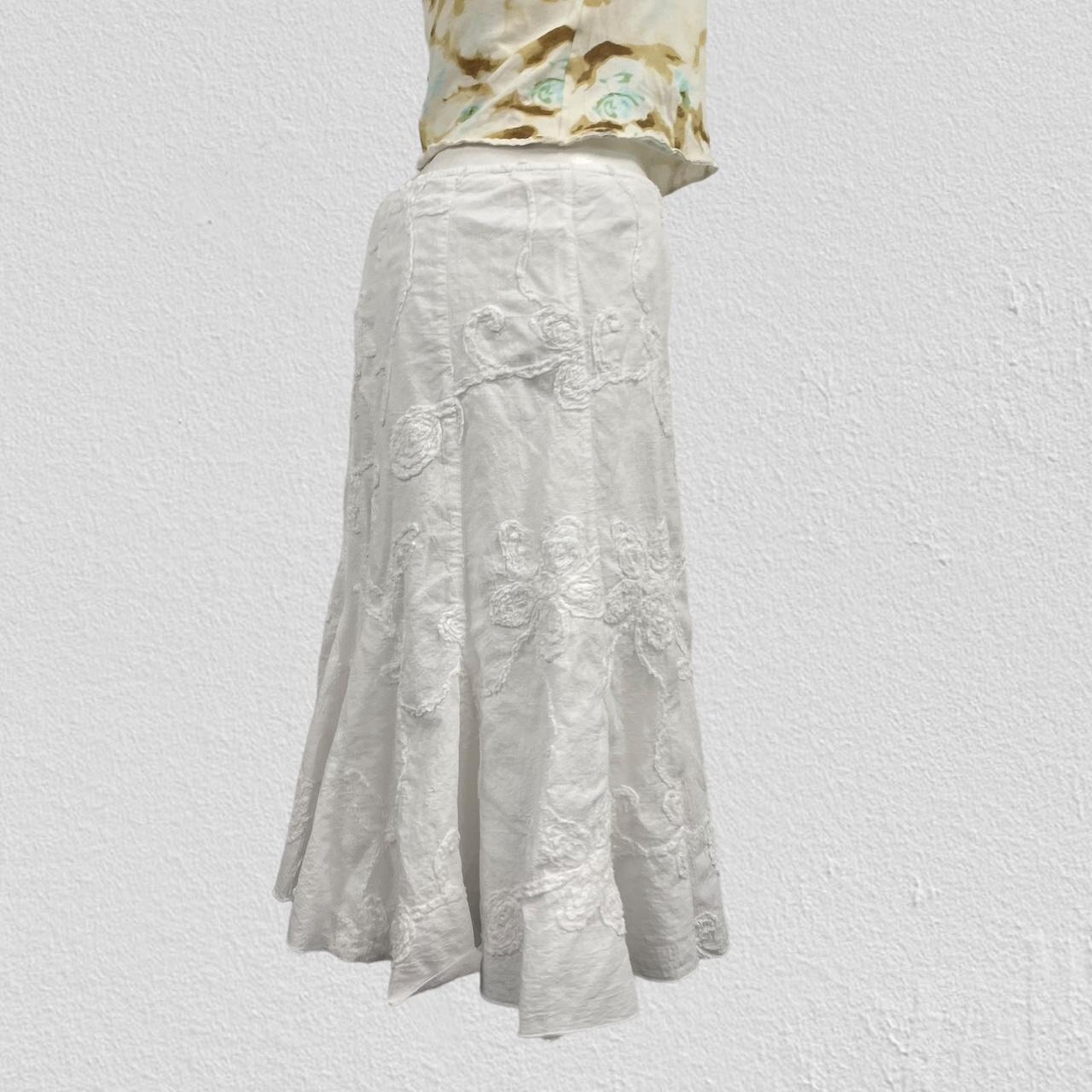 White maxi skirt- Size M