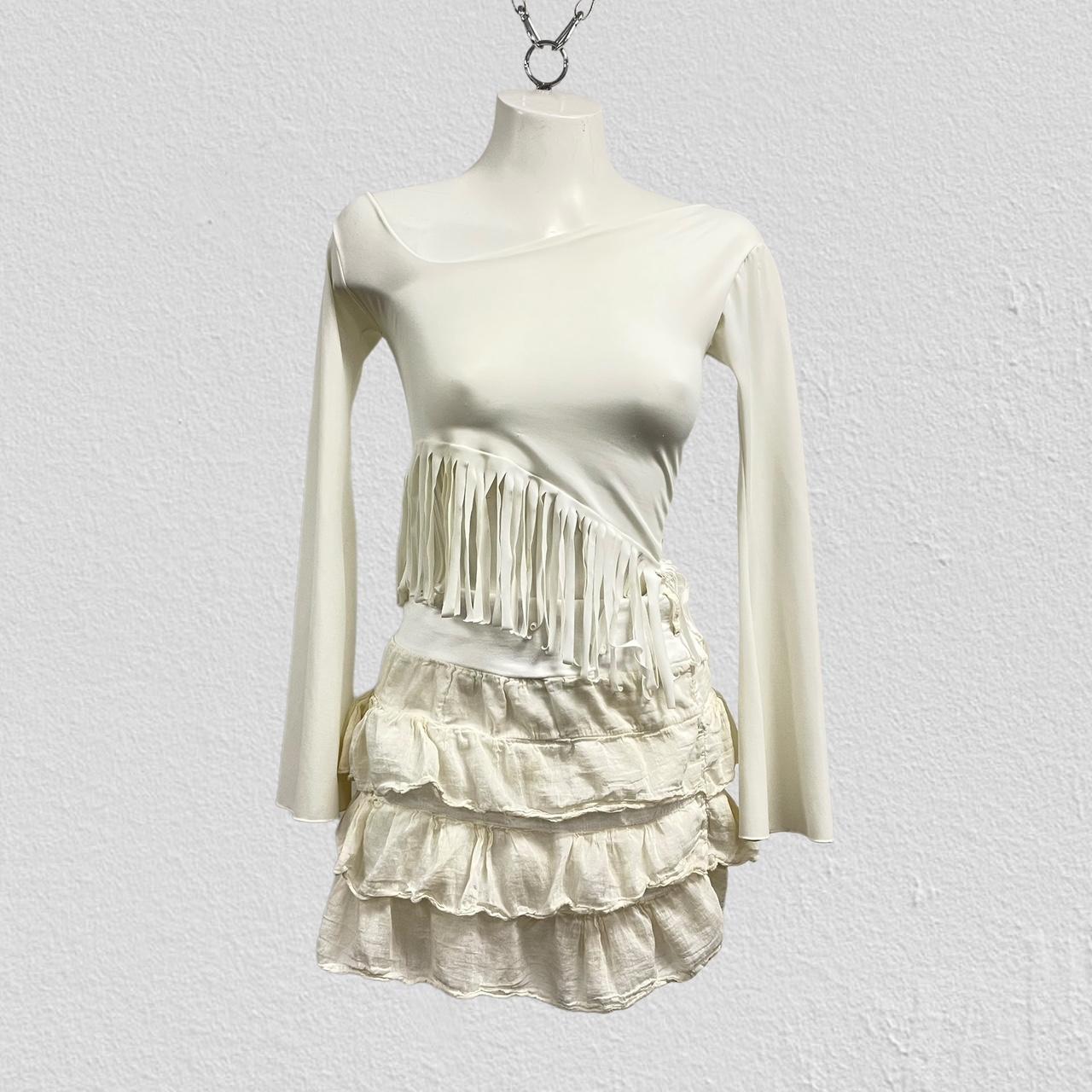 Fringe one shoulder top - Size XS