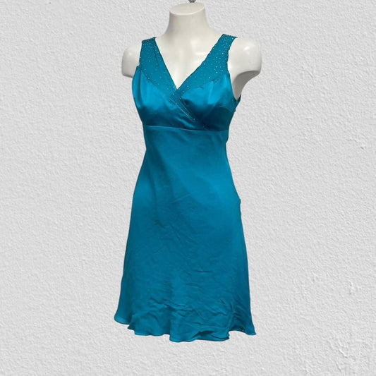Vintage beaded mini dress - Size S