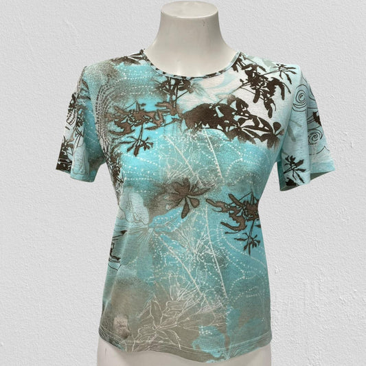 Graphic mesh top - Size M/L