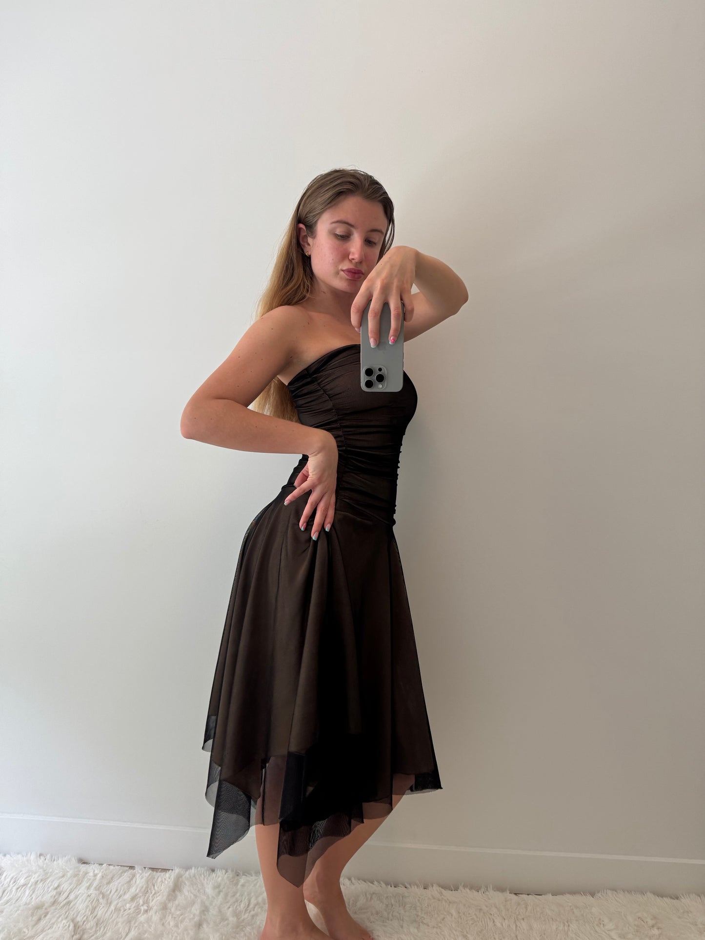 Grunge fairy hem dress - Size S