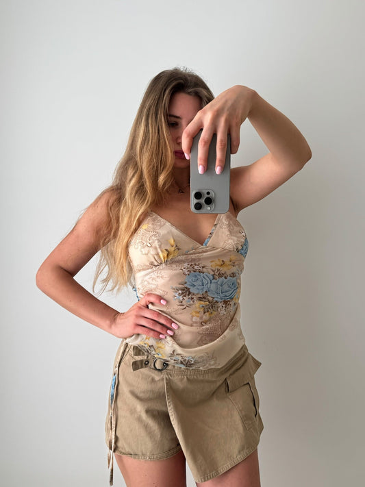 Vintage floral cami - Size S/M