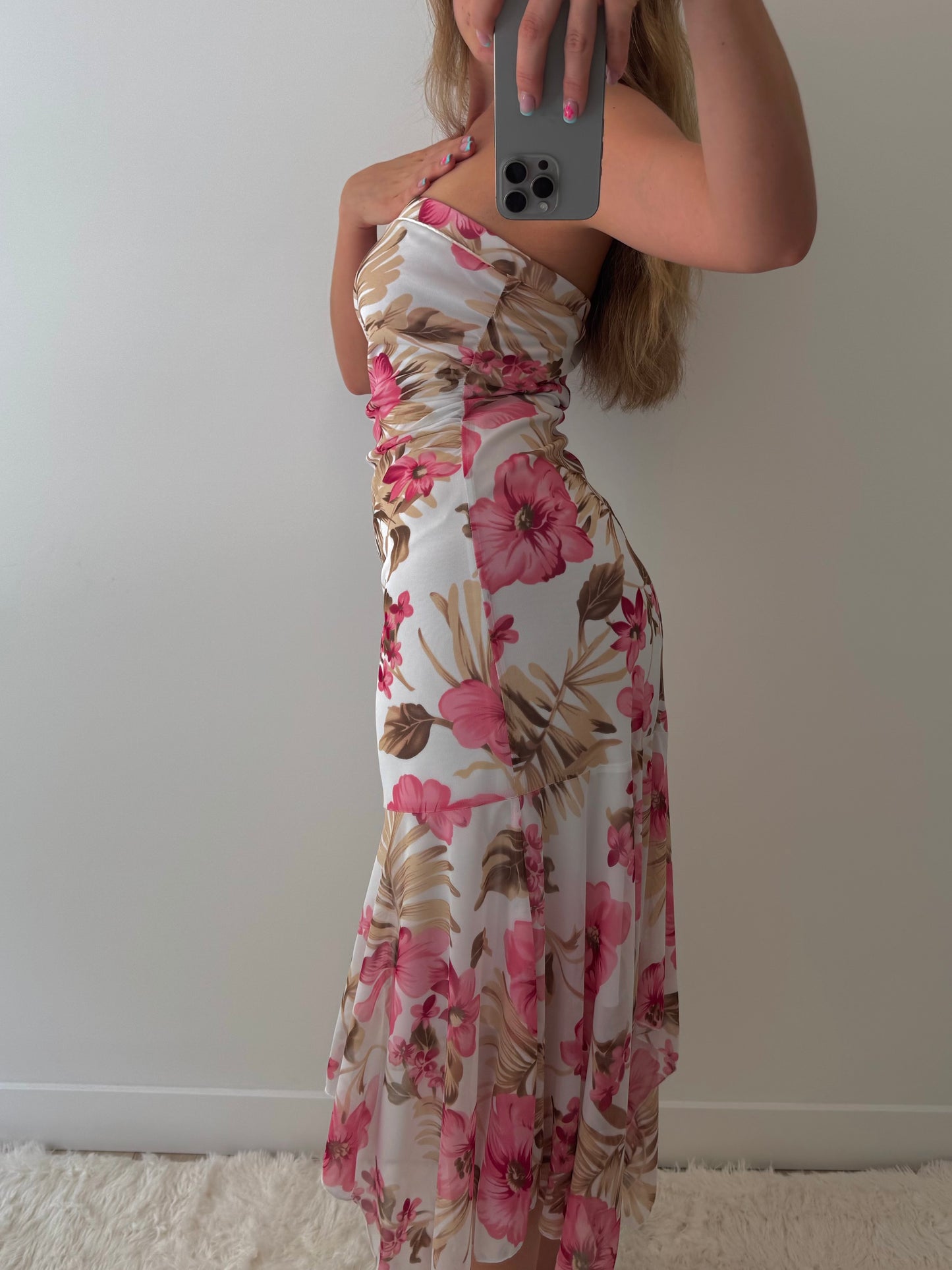 Whimsy fairy floral maxi dress- Size S