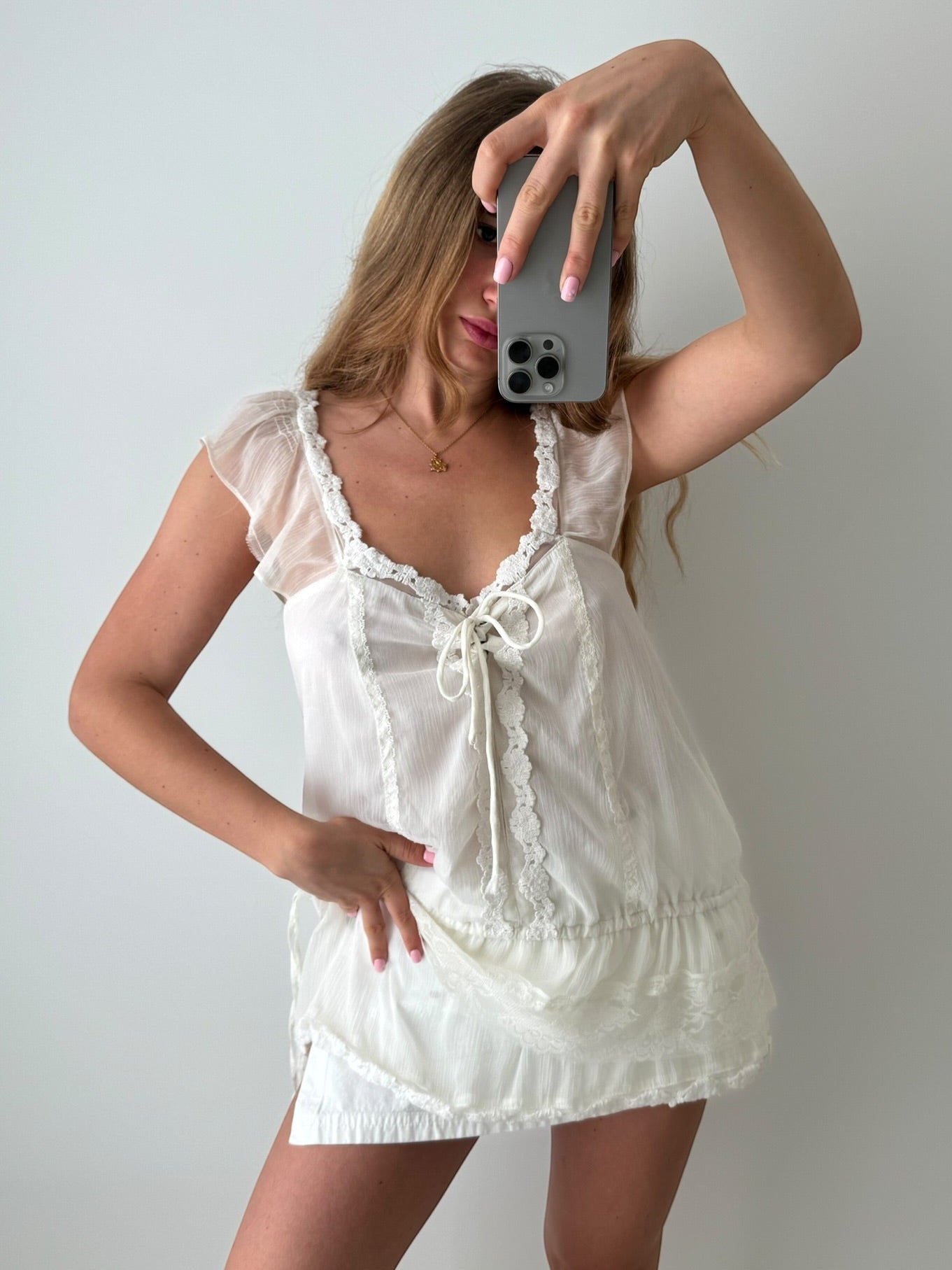 Vintage boho top - Size L