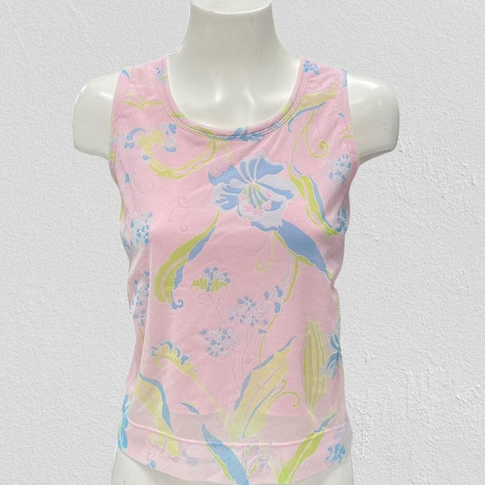 Mesh floral top - Size M