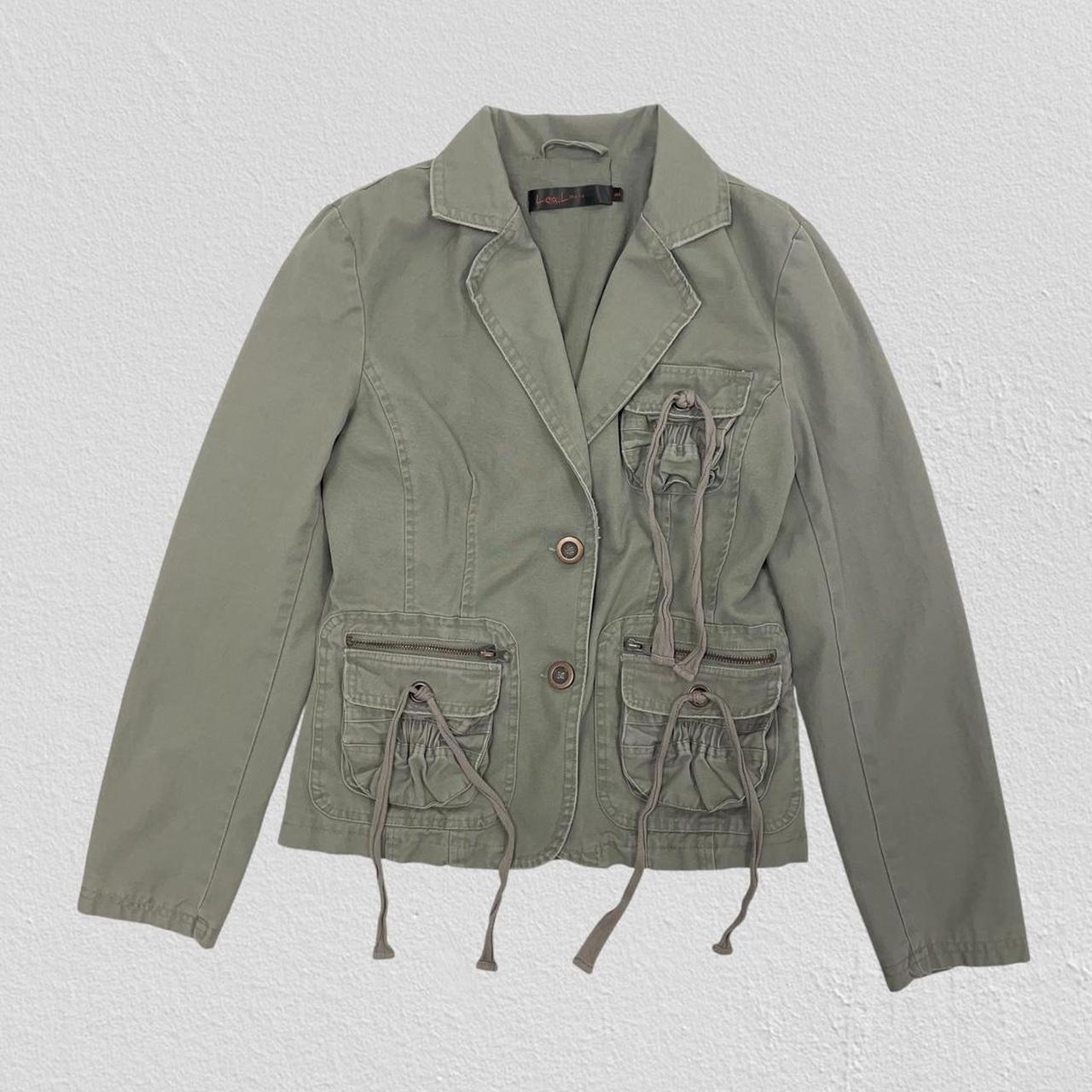 Khaki cargo jacket - Size M