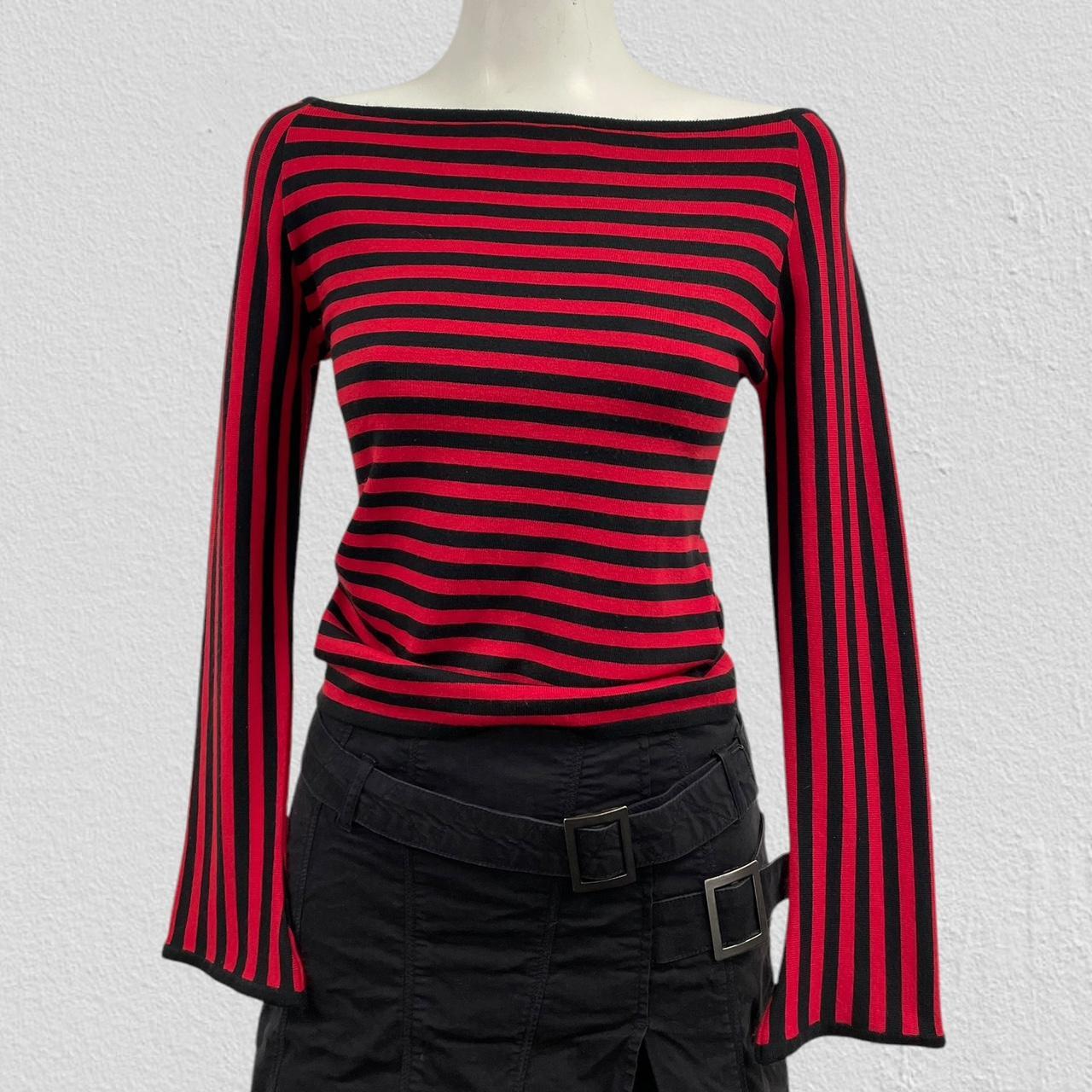 90s striped top - Size S