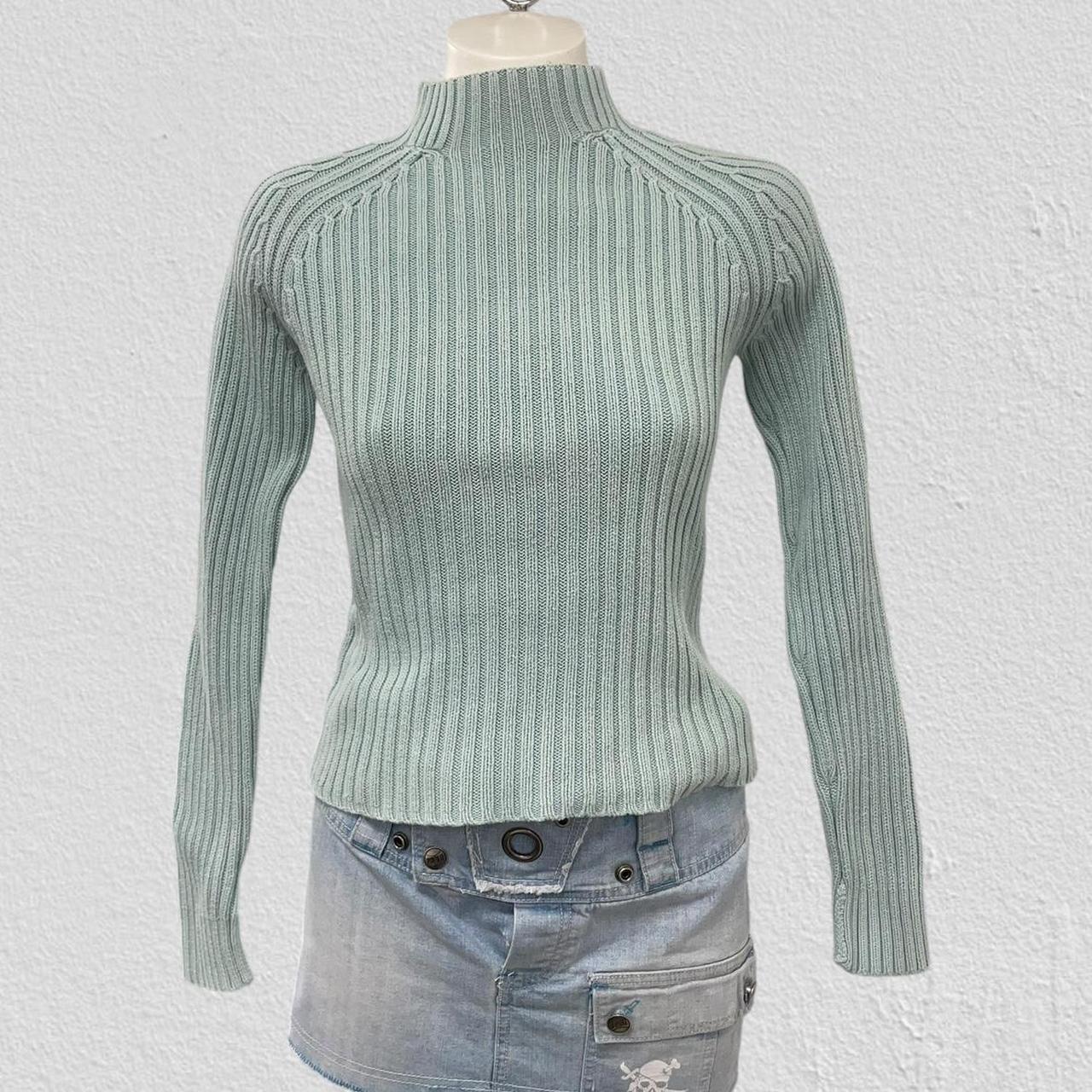 Ribbed high neck jumper - Size M