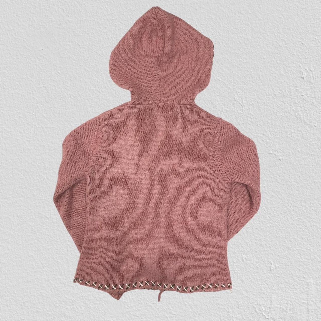 Vintage jumper bohemian jumper 90s baby pink sweater
