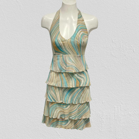 Ruffle halter dress - Size M