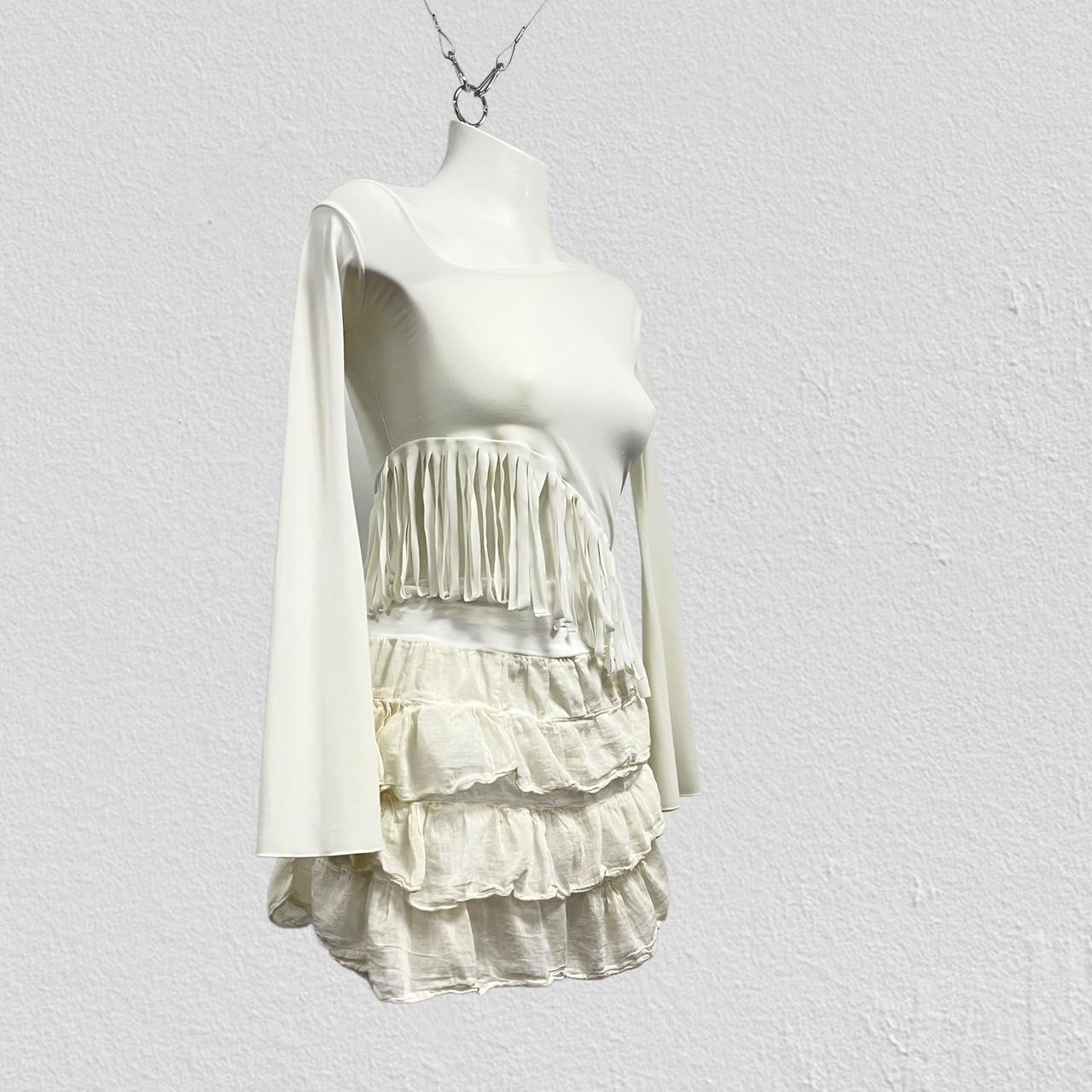 Fringe one shoulder top - Size XS