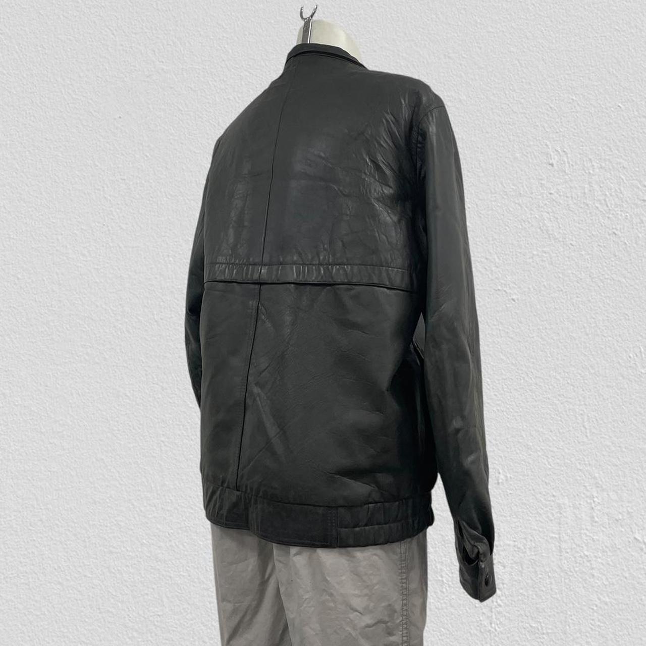 Oversized leather jacket - Size L