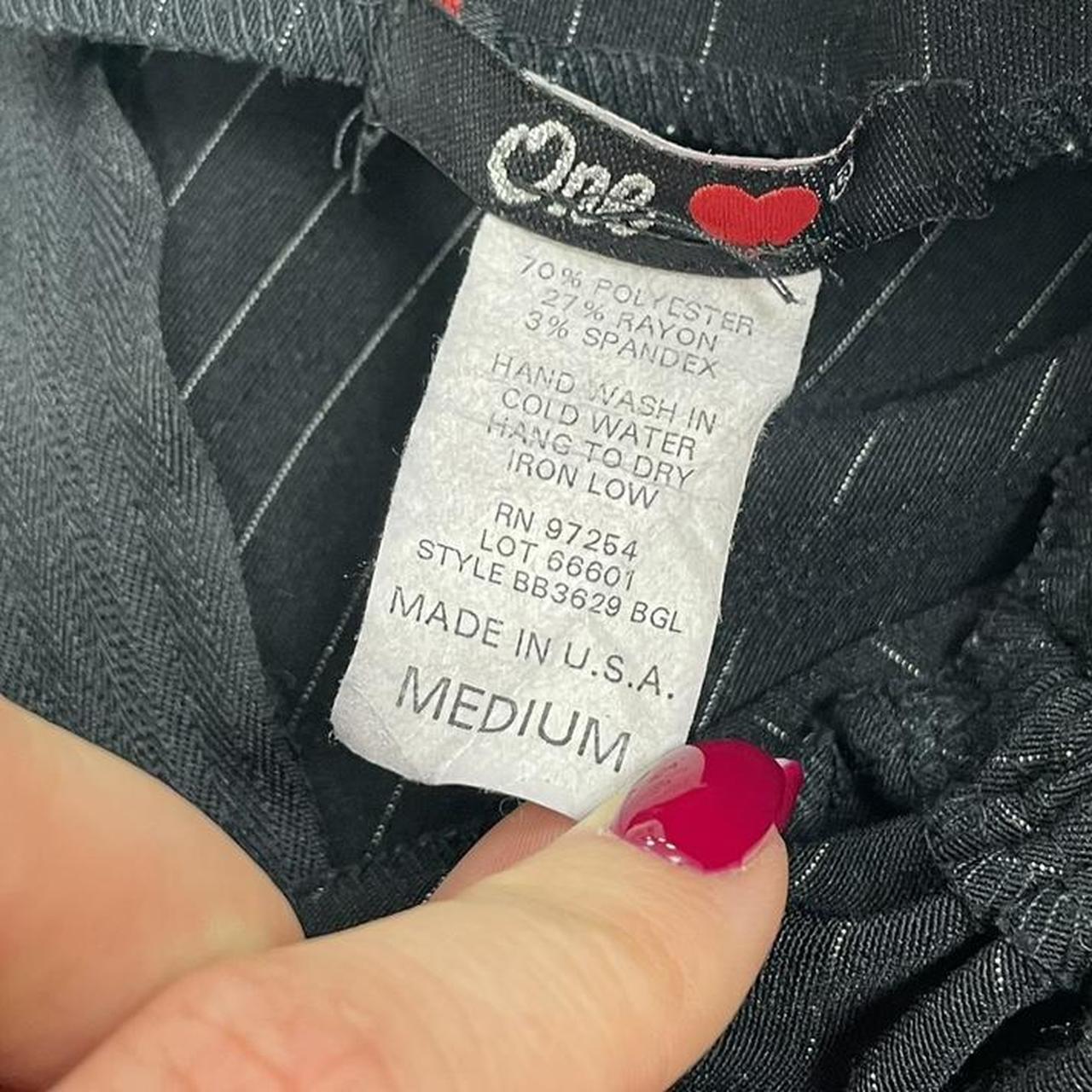 90s pinstripe skirt - Size M