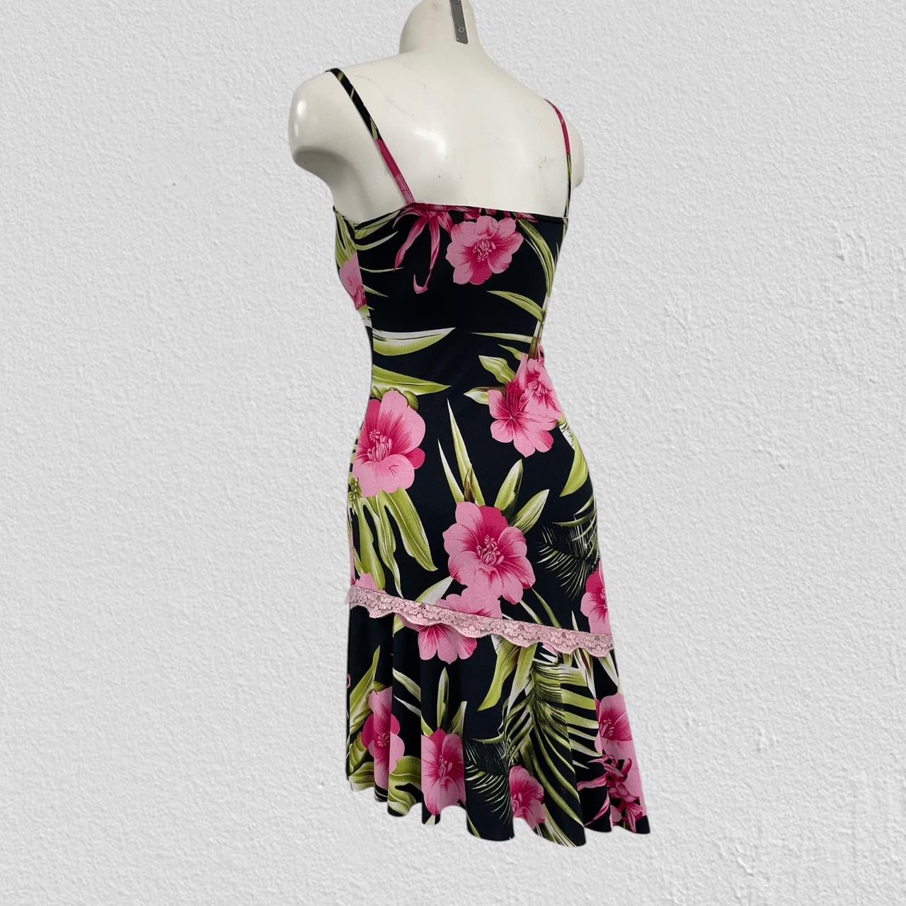 90s floral midi dress - Size S/M