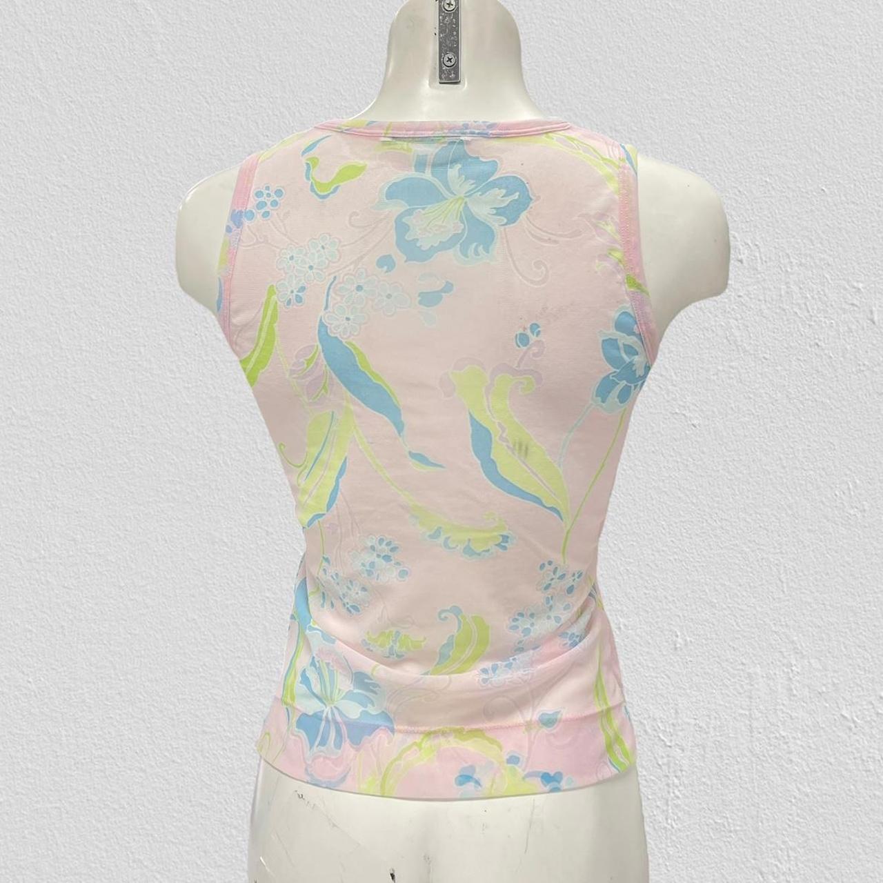 Mesh floral top - Size M